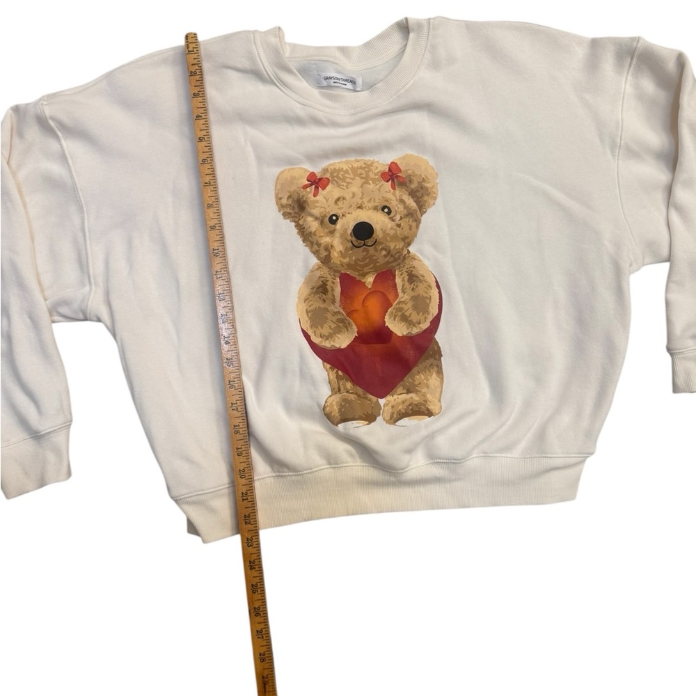 Grayson Threads Teddy Bear Graphic Sweatshirt Cre… - image 2